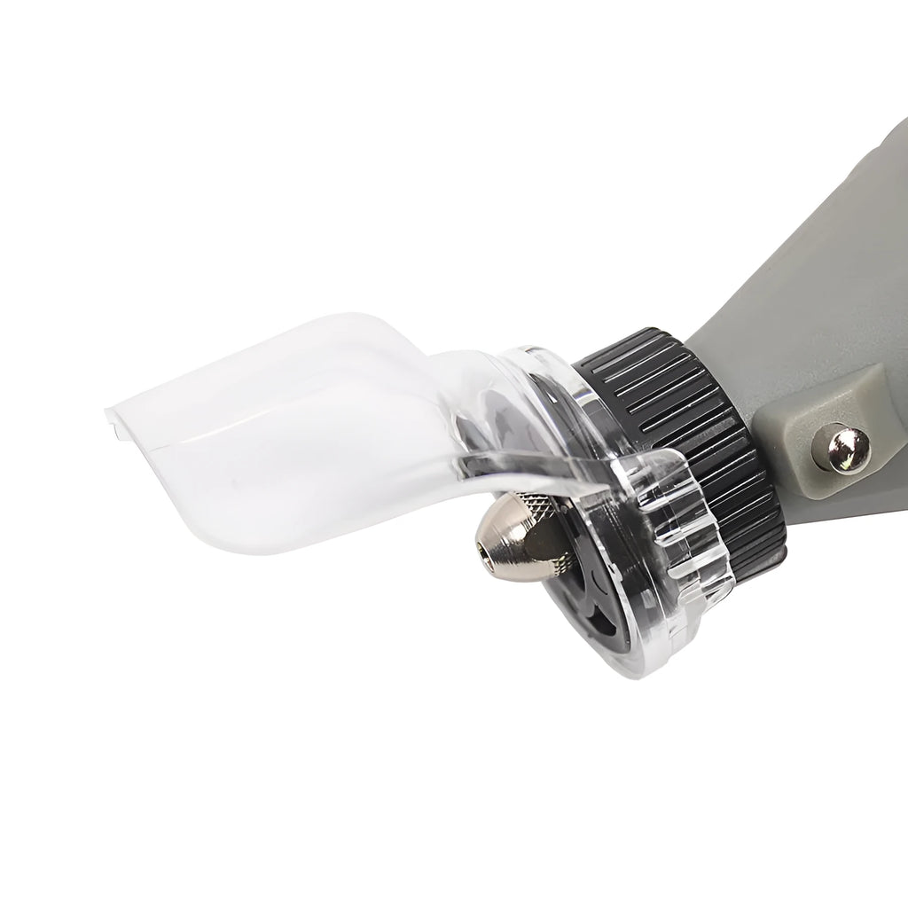 Transparent plastic horn cover safety shield for Delta electric grinders with 17.5-19mm thread port