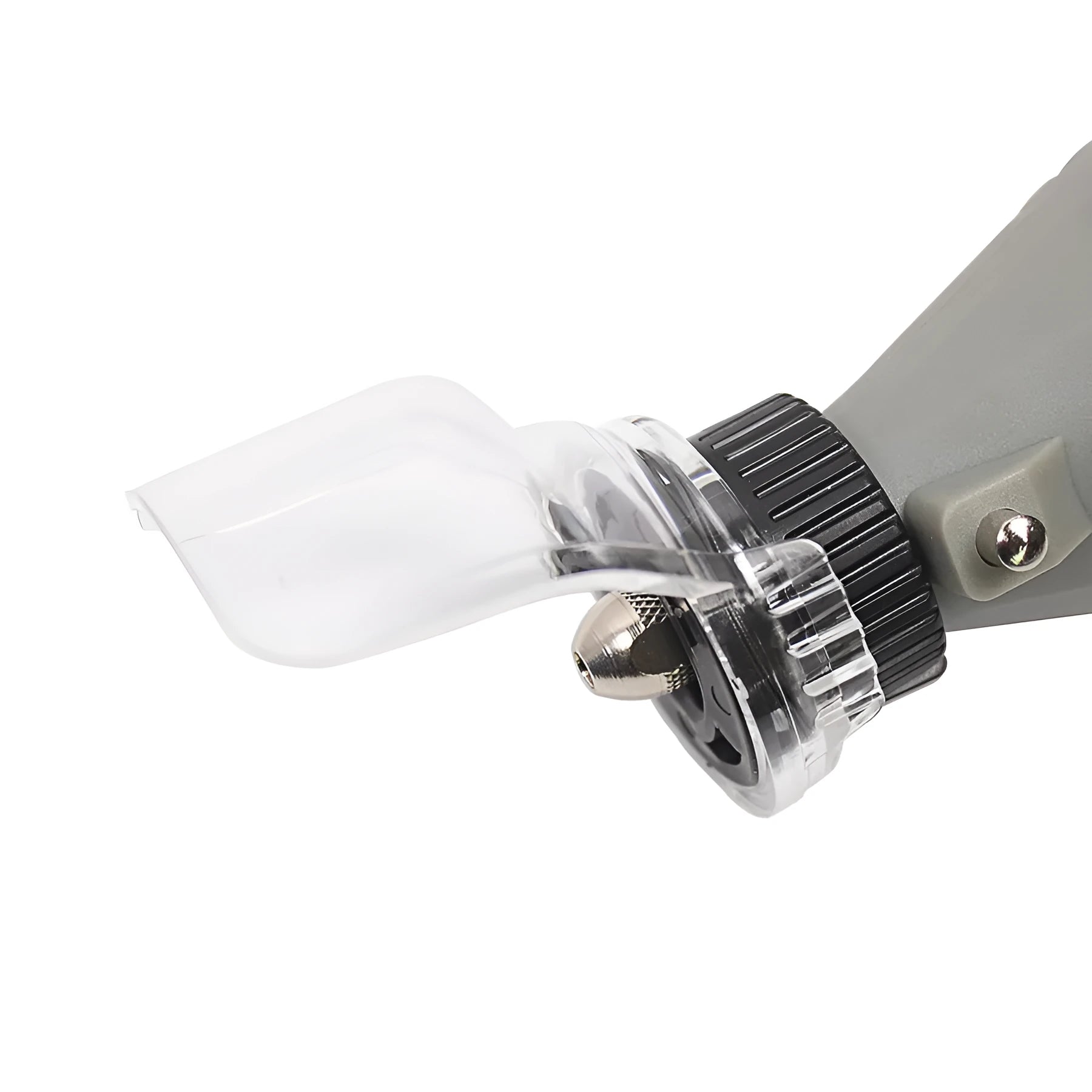 Transparent plastic horn cover safety shield for Delta electric grinders with 17.5-19mm thread port