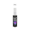 Disposable hair dye spray can in six colours: Blue, Grey, Pink, Purple, Red, and White