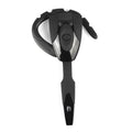 EX-01PS3 Bluetooth headset in black with hanging ear design and power display