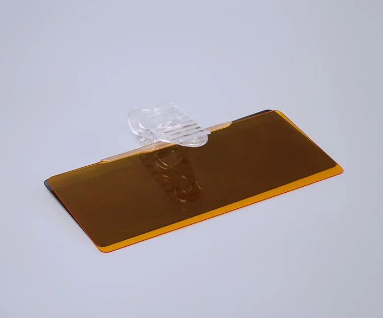Foldable anti-glare car sun visor for day and night driving protection