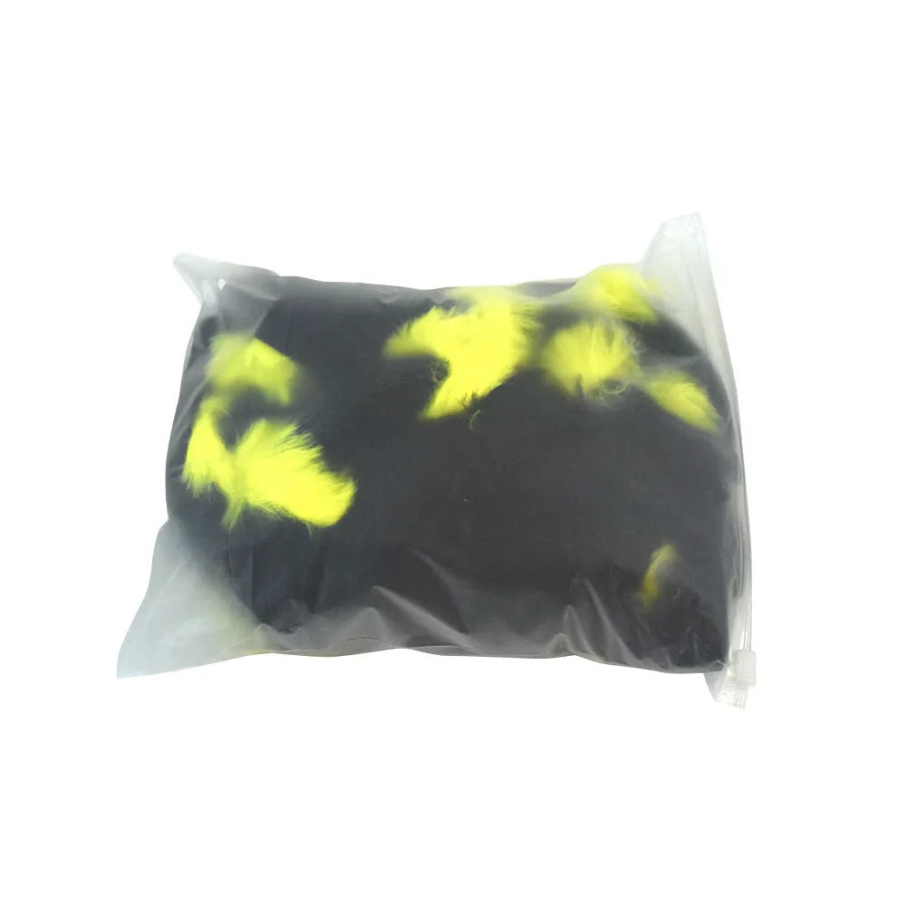 Spider-themed polyester pet costume for Halloween in sizes S to XXL on a pet
