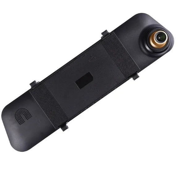 New 4.0 inch black rear view mirror dashcam with 1080P HD recording and 120° front lens
