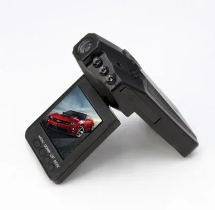 H198 HD car DVR with aircraft nose design and 2.4-inch screen