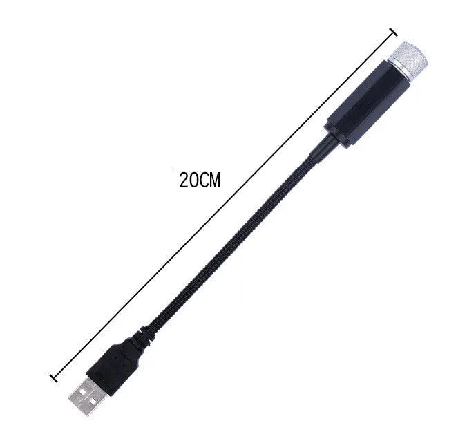 GM car USB hose star light projecting purple starry sky on roof