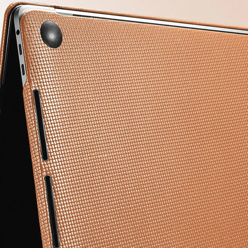 Black genuine leather ultra-thin protective sleeve for MacBook Pro 13 inch model A1989