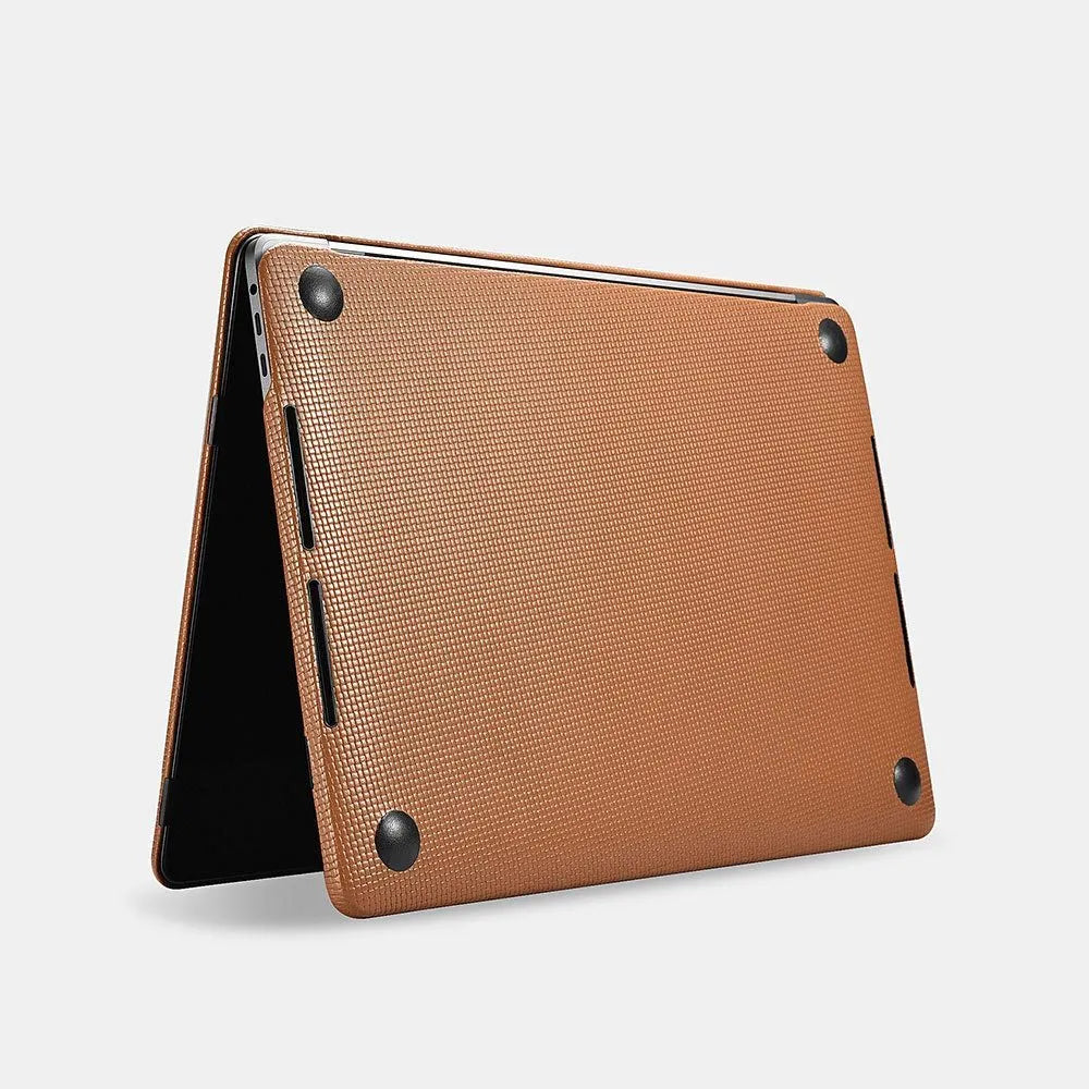 Black genuine leather ultra-thin protective sleeve for MacBook Pro 13 inch model A1989