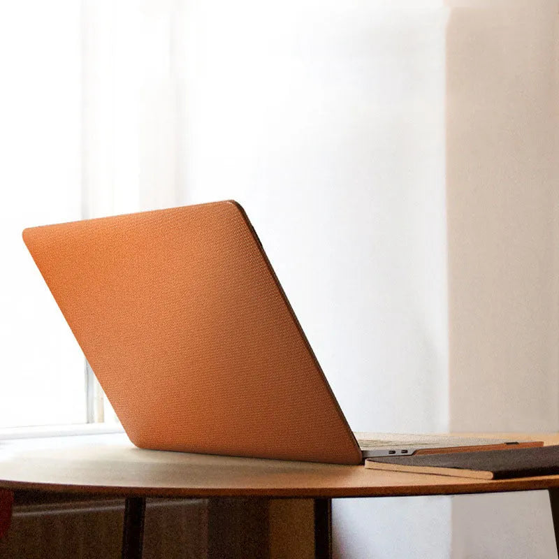 Black genuine leather ultra-thin protective sleeve for MacBook Pro 13 inch model A1989