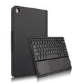 M5 Pro 10.8 inch Bluetooth keyboard case in imitation leather, black, frame style