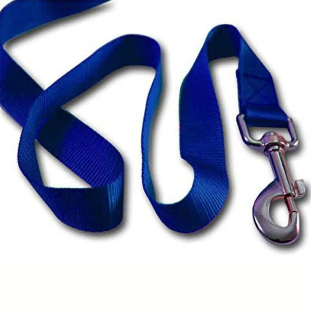 Retractable dog lead in blue, black or red with silicone folding bowl, 22x16x5.5cm