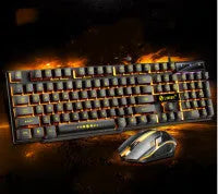 Limei GTX300 gaming keyboard and mouse set with backlit keys in multiple colour options