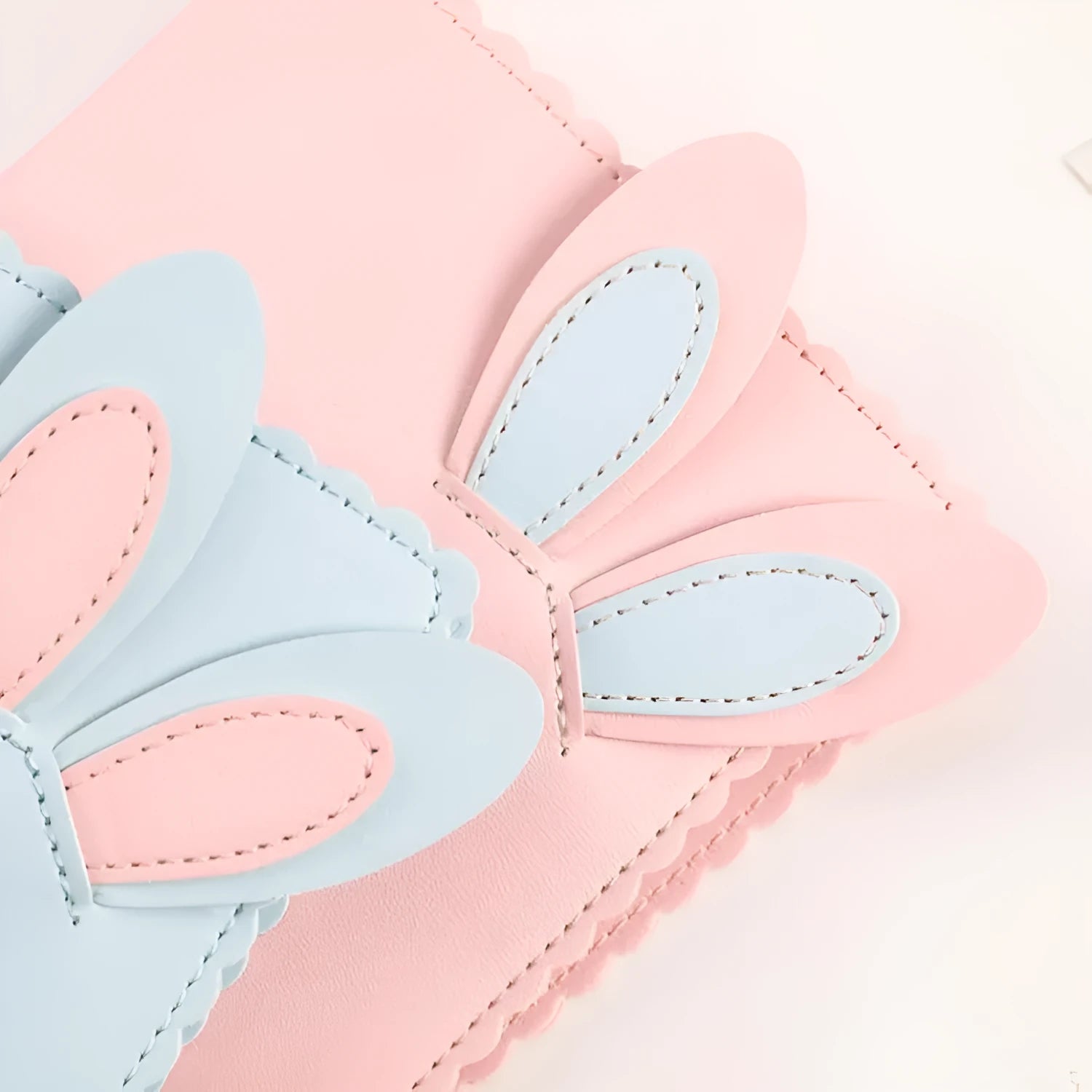 Rabbit design mini photo album in pink, blue or white with 16 loose-leaf pages