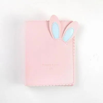 Rabbit design mini photo album in pink, blue or white with 16 loose-leaf pages