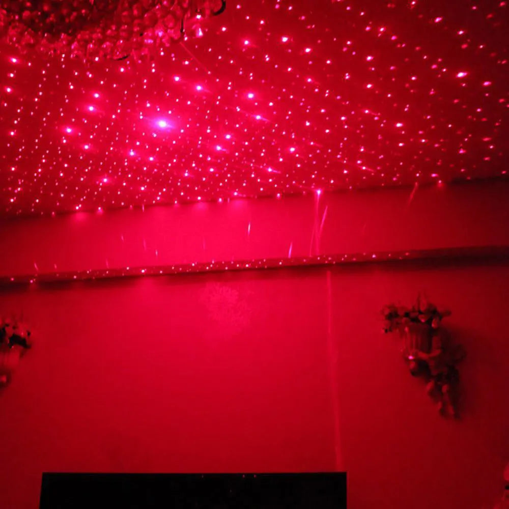 Modified interior decoration car ceiling breathing voice control starlight LED light in three colours