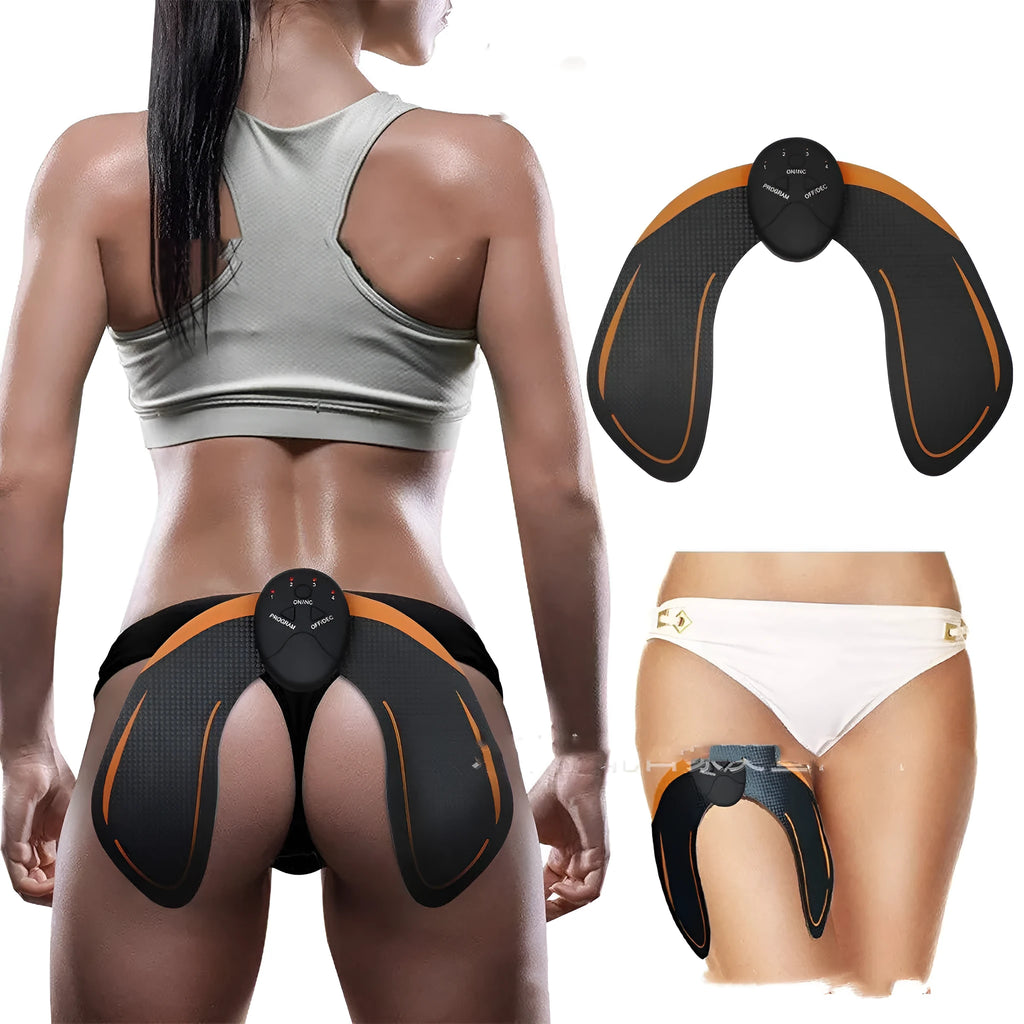 Black fat exploding machine buttocks lifting toner slimming massager made of ABS plastic for home gym