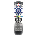 Black flat DISH Network universal remote control compatible with code 20.1 and SAT VIP models.