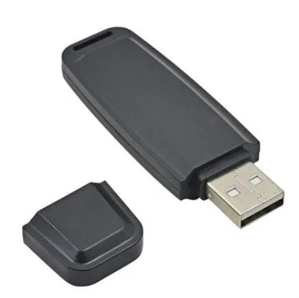 SK-001 black and white creative gift USB flash drive showing front and side views.