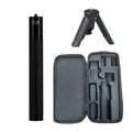 Mobile phone three-axis stabilizer gimbal with extension rod and tripod accessories