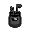 P66TWS Bluetooth earphone touch control wireless headset with charging bin in black or white