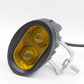 Aluminium LED spotlight, 12-80V, white or yellow light, single high beam for motorcycle or electric car