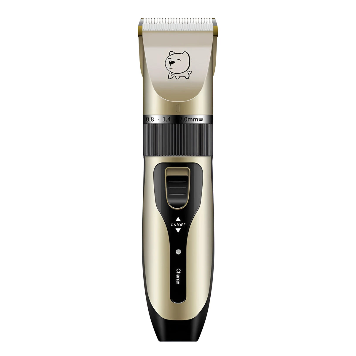 Bodaner Tx-F6-1 rechargeable pet hair clipper for dogs, model with steel shears kit
