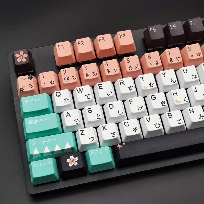Green mechanical keyboard keycap with USB interface for Cherry MX switches