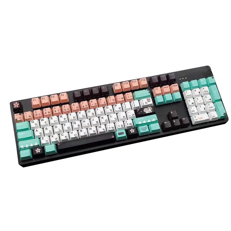 Green mechanical keyboard keycap with USB interface for Cherry MX switches