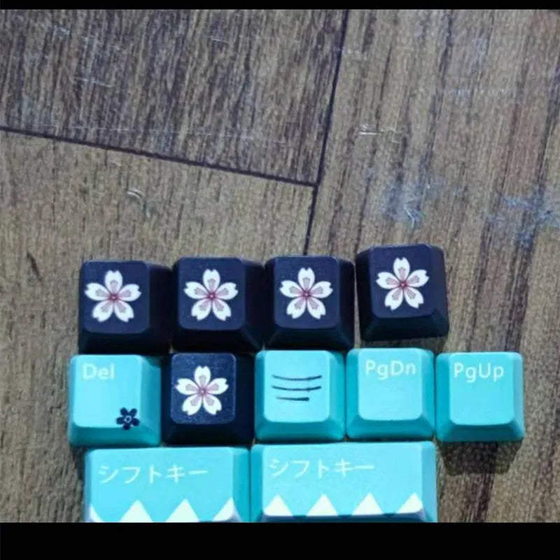 Green mechanical keyboard keycap with USB interface for Cherry MX switches