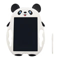 Panda-themed LCD electronic drawing board with clear button on nose for instant screen erasure
