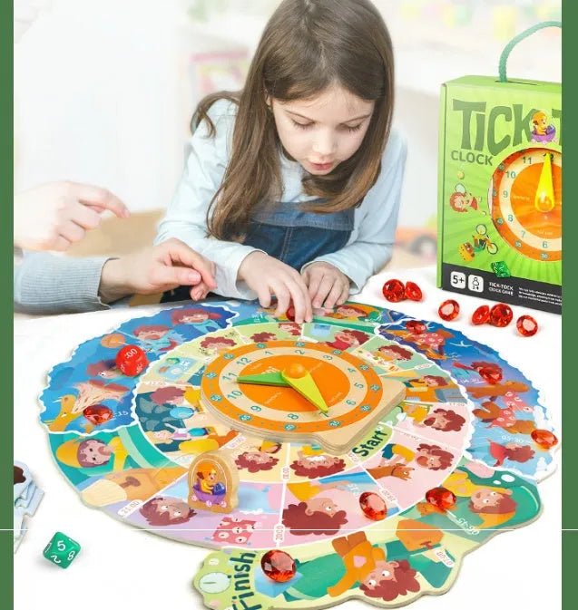 Toi My Time Planning board game in yellow for children ages 3-8