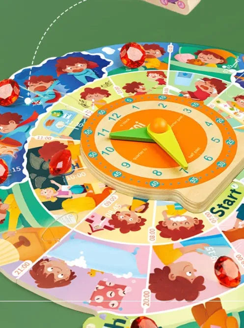Toi My Time Planning board game in yellow for children ages 3-8
