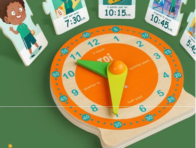 Toi My Time Planning board game in yellow for children ages 3-8