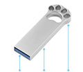 Metal USB flash drive customised gift U Disk with USB 2.0 in Black, Gold or Silver, sizes 4GB to 128GB