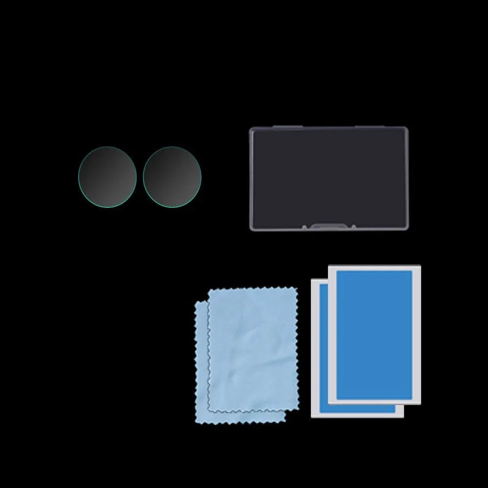 Insta360 ONE X2 tempered glass screen protector in black colour