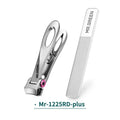 Stainless Steel Toenail Clippers for Thick Nails with Wide 15mm Jaw Opening and Ergonomic Handle, Silver or Black, for Fungal and Ingrown Toenails, Travel-Friendly Design for Home Use