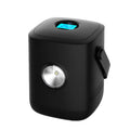 Portable car mini tire multi-function air pump with digital display, ABS body, 120W, 35L/min, black colour