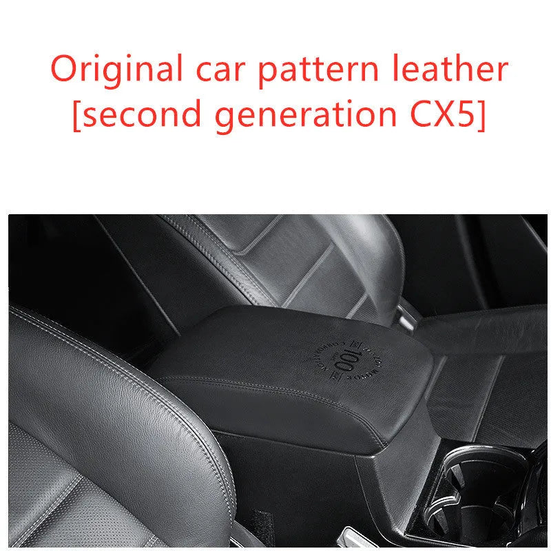 Armrest case cover for 100th Anniversary CX-4 in carbon fibre finish