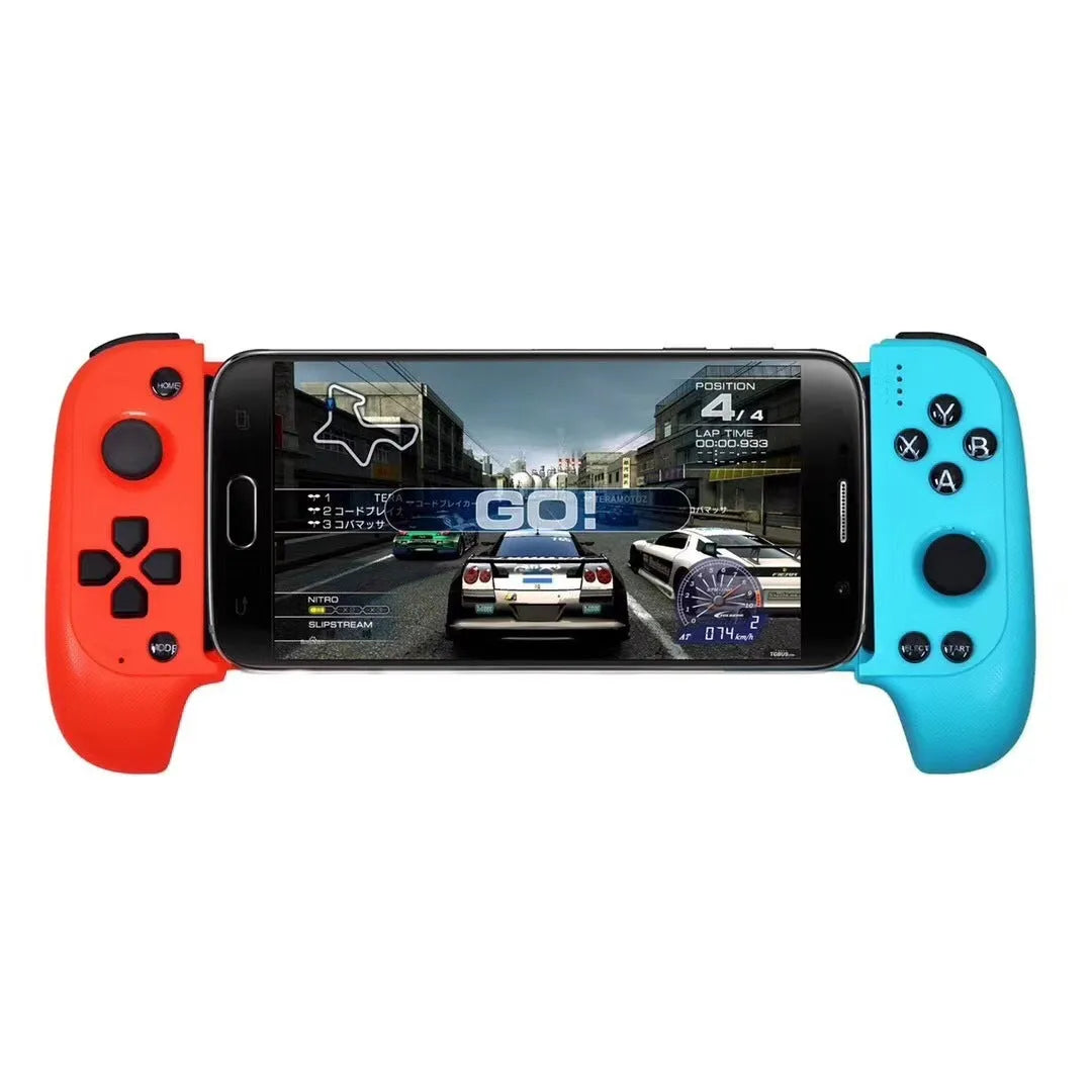 Cytec wireless Bluetooth telescopic game handle for iOS Android in black red or blue ABS material