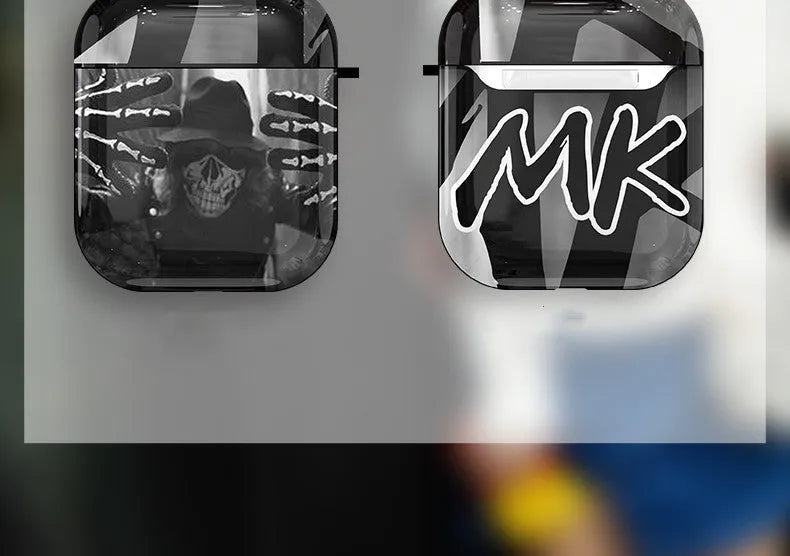 Custom AirPods protective case cover with anime design for AirPods 1 and 2 generation models