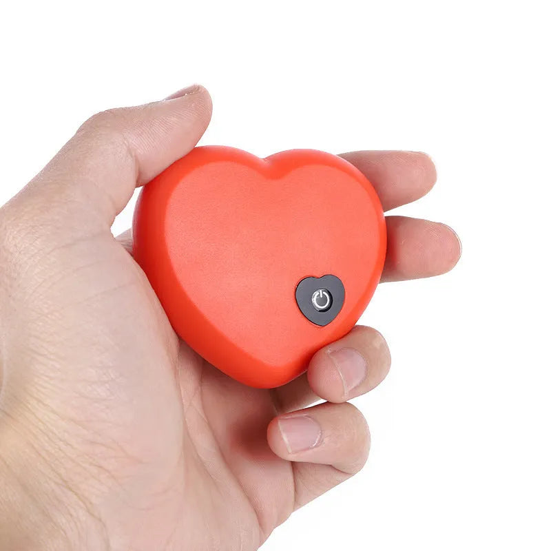 Brown plush puppy training toy with heart beater for anxiety relief and gentle chewing