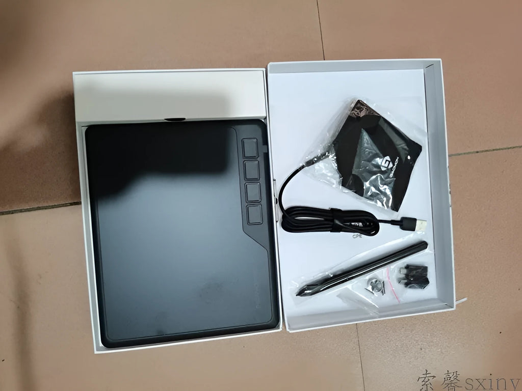 Gaoman S620 drawing board, USB digital graphics tablet with electromagnetic pressure induction for PS and AI