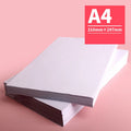 A4 70g plain white copy paper in a bagged pack of 500 sheets