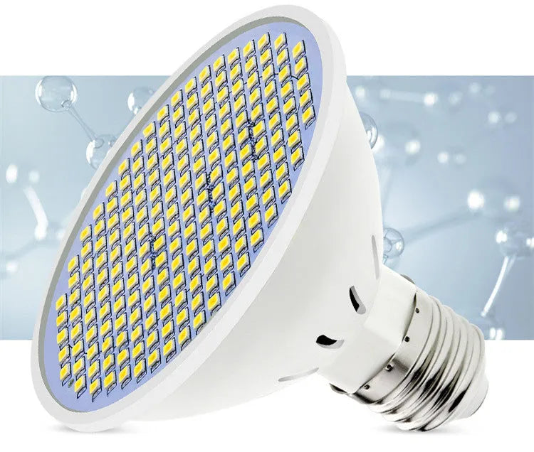 E27 LED lamp cup energy-saving bulb with 300 LED beads for indoor household lighting