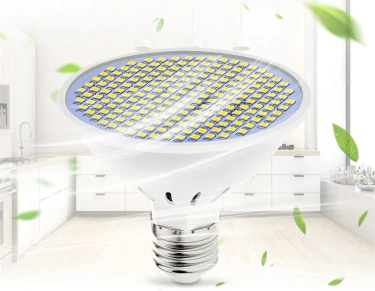 E27 LED lamp cup energy-saving bulb with 300 LED beads for indoor household lighting