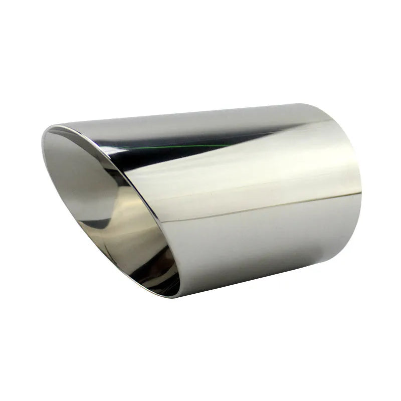 Stainless steel in-line platinum exhaust tail throat for Mazda CX5 rear exhaust outlet modification