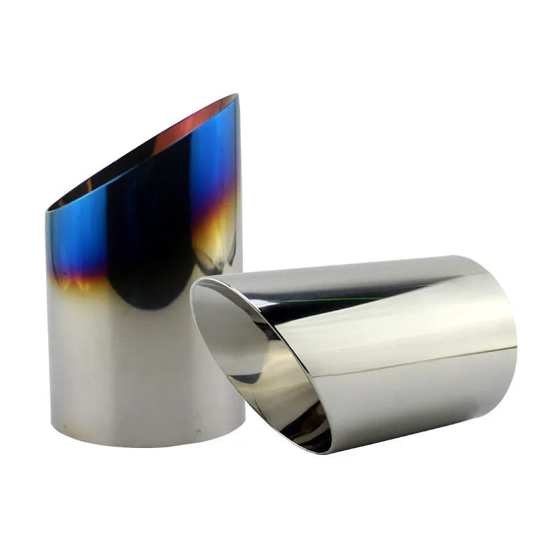 Stainless steel in-line platinum exhaust tail throat for Mazda CX5 rear exhaust outlet modification