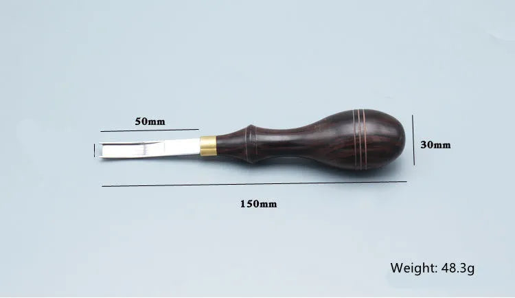 Sectional cutting wide shovel edge thinning knife hand tool for maintaining shovel blades