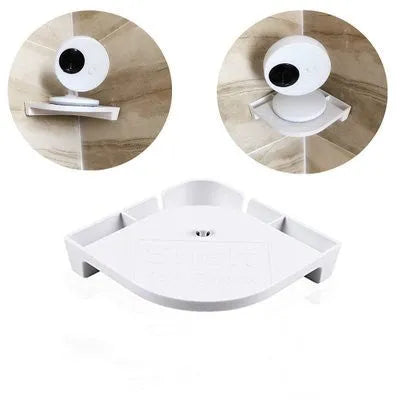 White UFO-shaped wireless baby monitor camera with a 3.5-inch digital display monitor