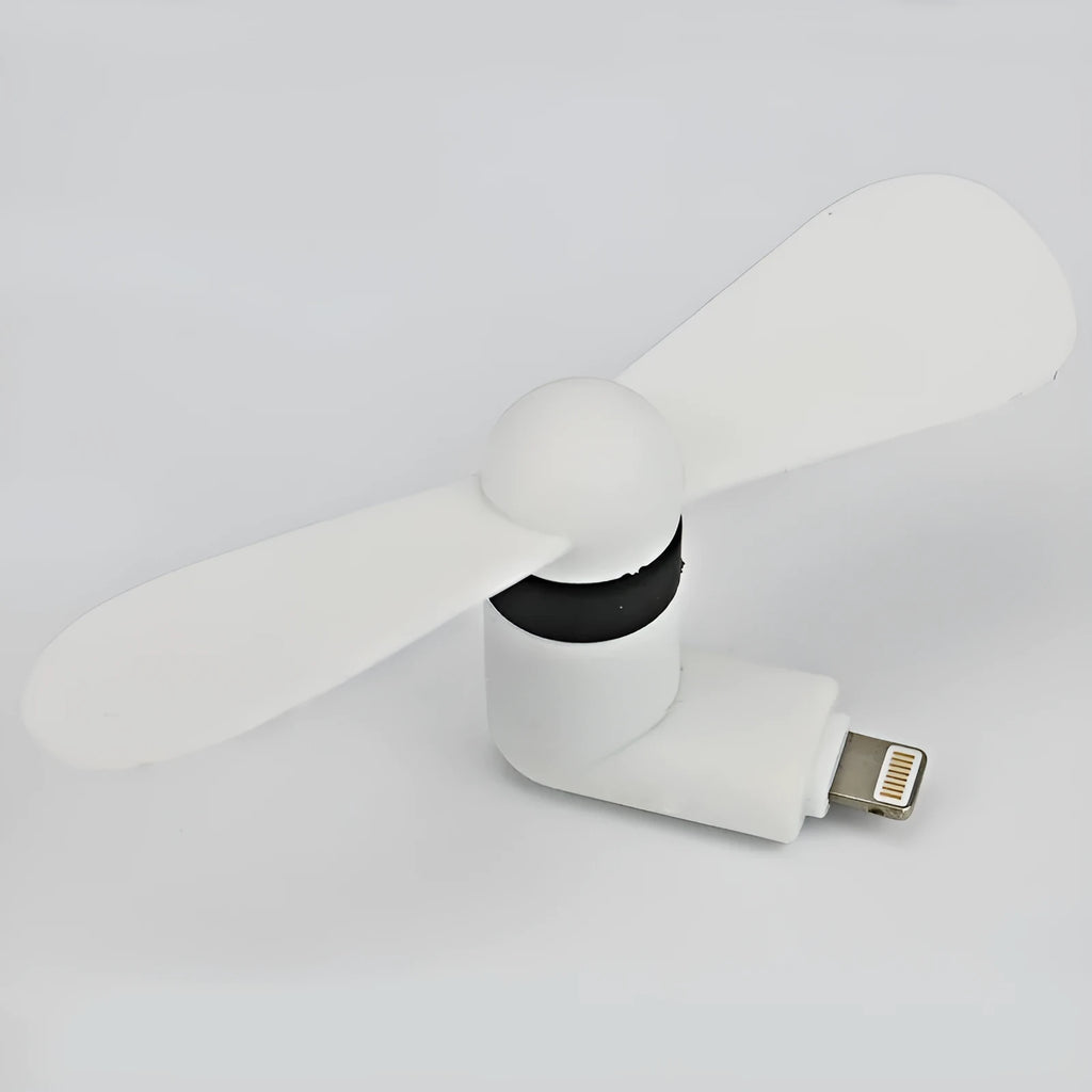 Portable phone mini fan with rotary switch in multiple colour options