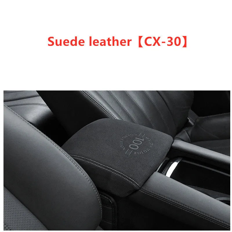 Armrest case cover for 100th Anniversary CX-4 in carbon fibre finish